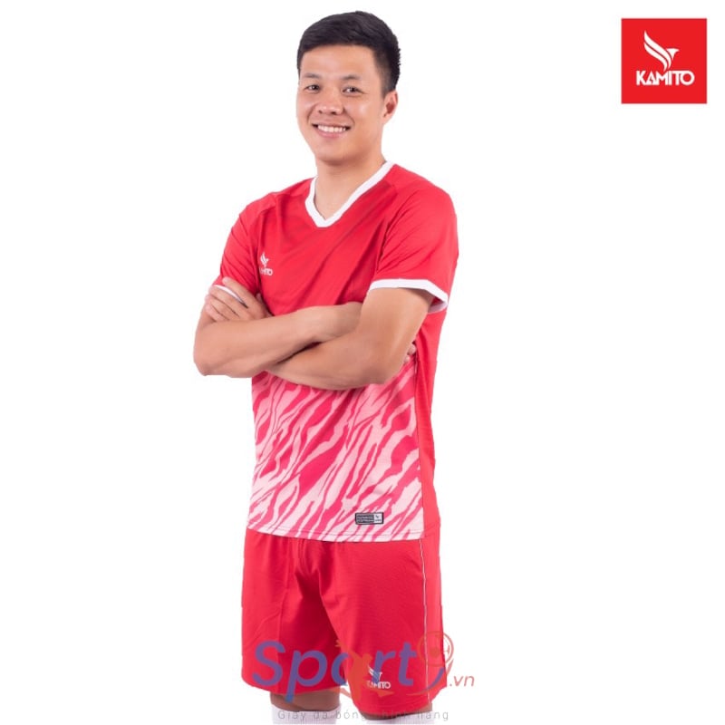 KAMITO BỘ QUẦN ÁO BÓNG ĐÁ KHÁNH HÒA 2021 ĐỎ